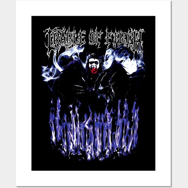 Cradle Of Filth 20 Years Of Evil Made Flesh Print Mens Wall Art by Visionary Canvas